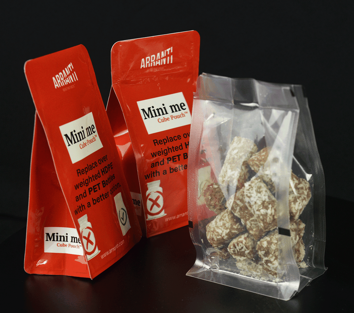 Mini-Me Cube Pouch flexible packaging by Arranti